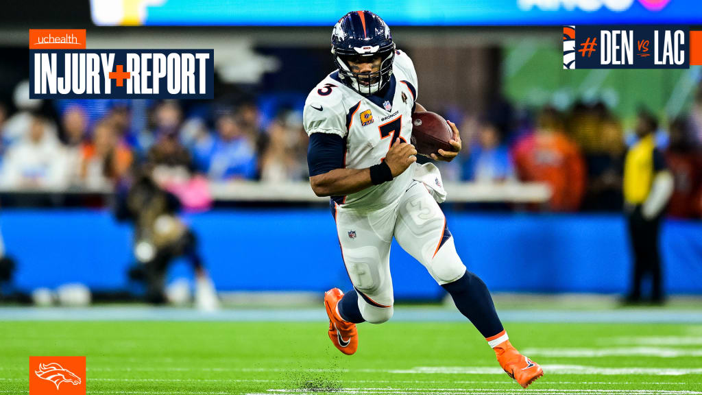 Denver Broncos on X: Final injury report ahead of #DENvsLAC: 