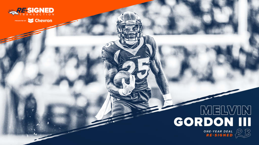 Denver Broncos on X: We've waived RB Melvin Gordon III.