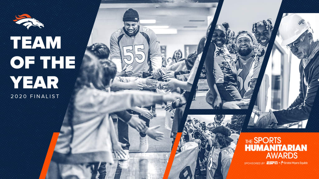 Denver Broncos earn pretigious 2022 Sports Humanitarian Team of the Year -  Mile High Sports