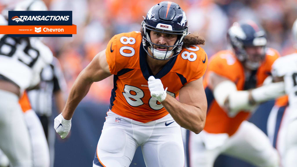 Broncos tight end Greg Dulcich placed on injured reserve ahead of Week 2