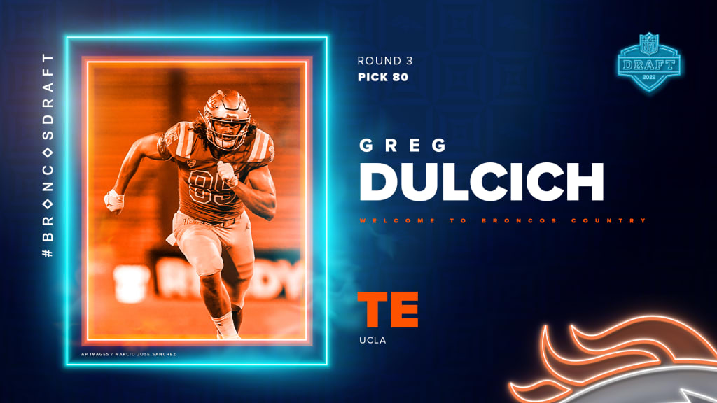 NFL.com picks TE Greg Dulcich as Broncos' candidate to reach first Pro  Bowl: “The talent is there. The TE owns dynamic run-after-catch and  vertical ability to become a force in Sean Payton's