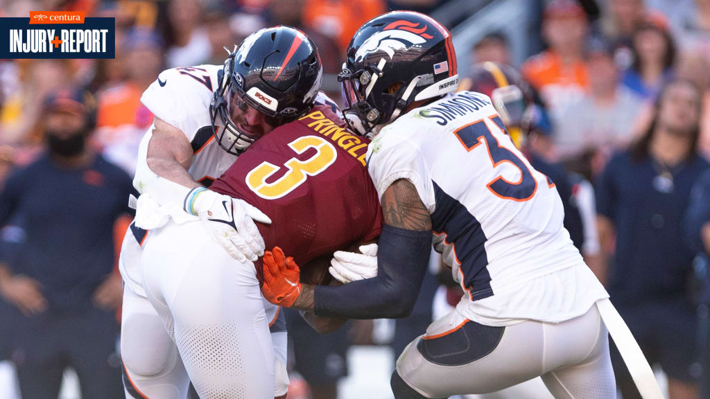 Chiefs vs. Broncos Thursday injuries: Broncos add 5 players to