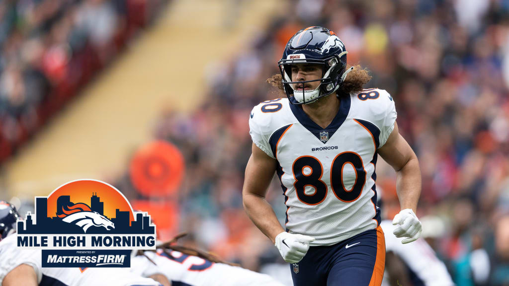 Denver Broncos' Rookie TE Greg Dulcich Punches Back at Perceived Lack of  Speed: 'It's Definitely Elite' - Sports Illustrated Mile High Huddle:  Denver Broncos News, Analysis and More