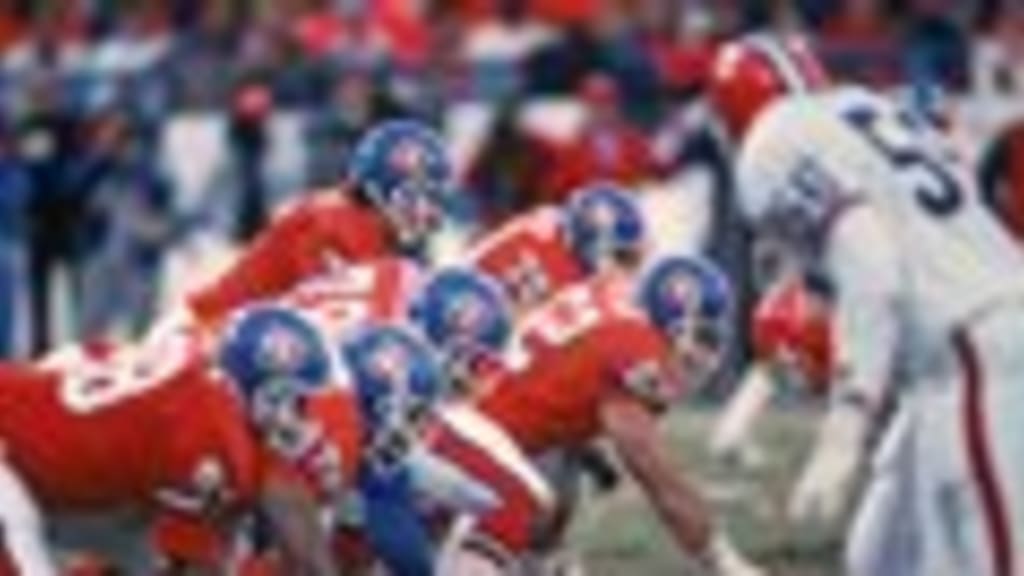 1977 Denver Broncos vs. Cincinnati Bengals Ticket Canvas - Row One