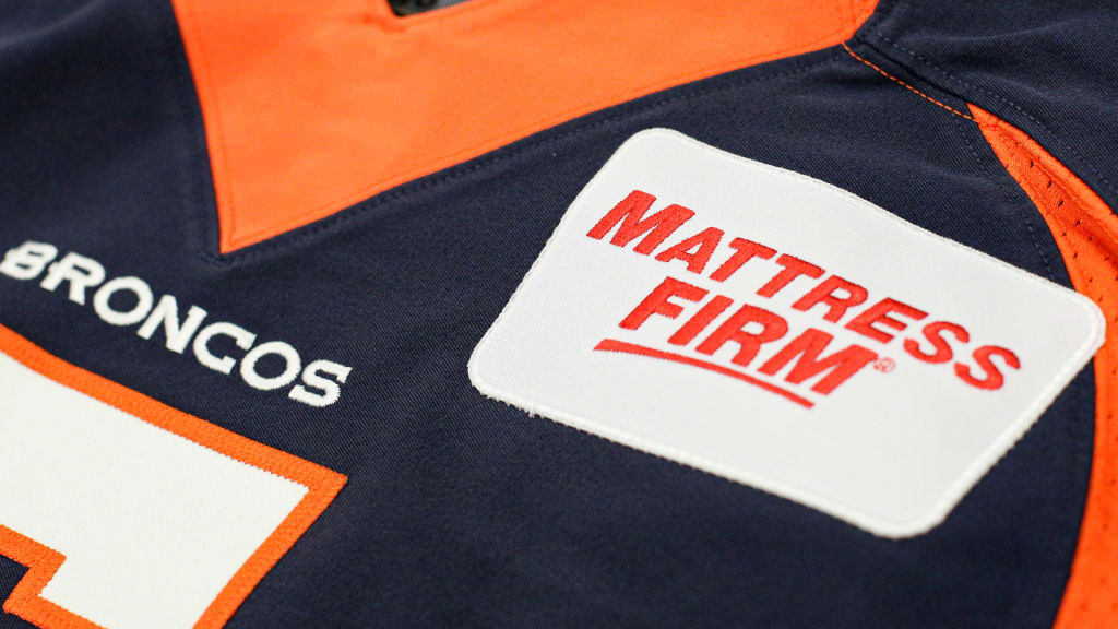 Broncos name Mattress Firm as team's official sleep partner and practice  jersey sponsor