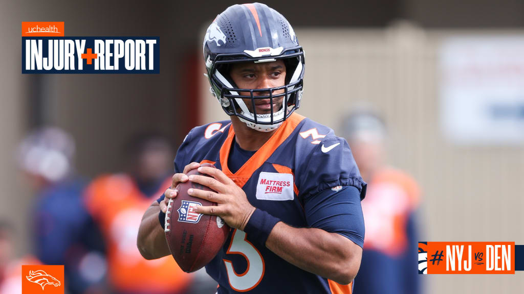 Russell Wilson out for Broncos clash against Jets with injury