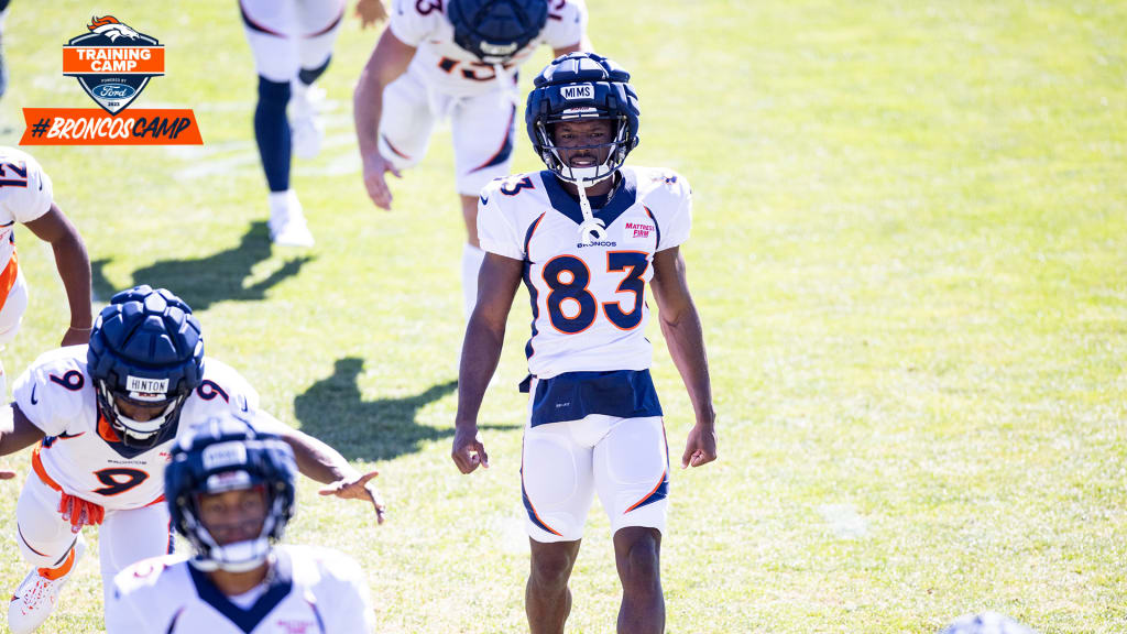 First look at Denver Broncos top rookie Marvin Mims in his new uniform