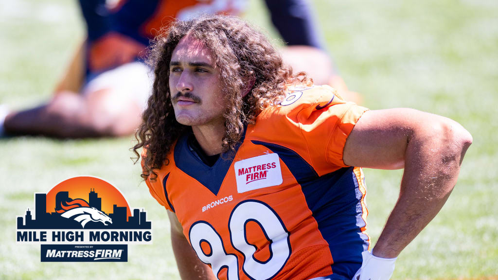 Broncos camp rewind: Greg Dulcich, Marvin Mims, Jr. stand out