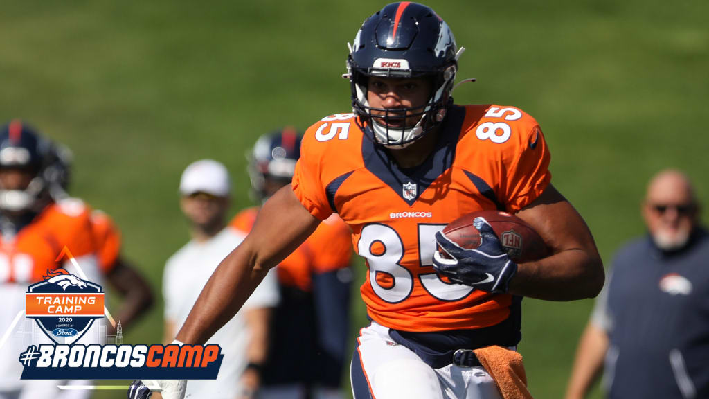 Albert Okwuegbunam injury: Broncos TE questionable to return with knee  injury in Week 9 - DraftKings Network