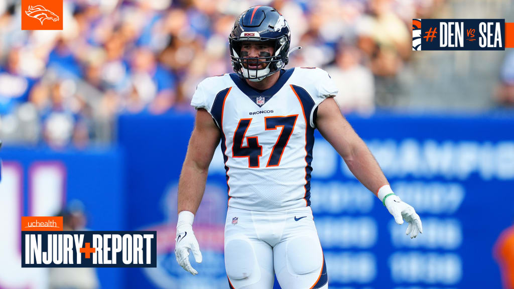 Denver Broncos linebacker Josey Jewell (47) reacts during an NFL