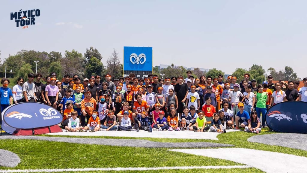 Denver Broncos and NFL Mexico donate Tochito kits to schools in Mexico