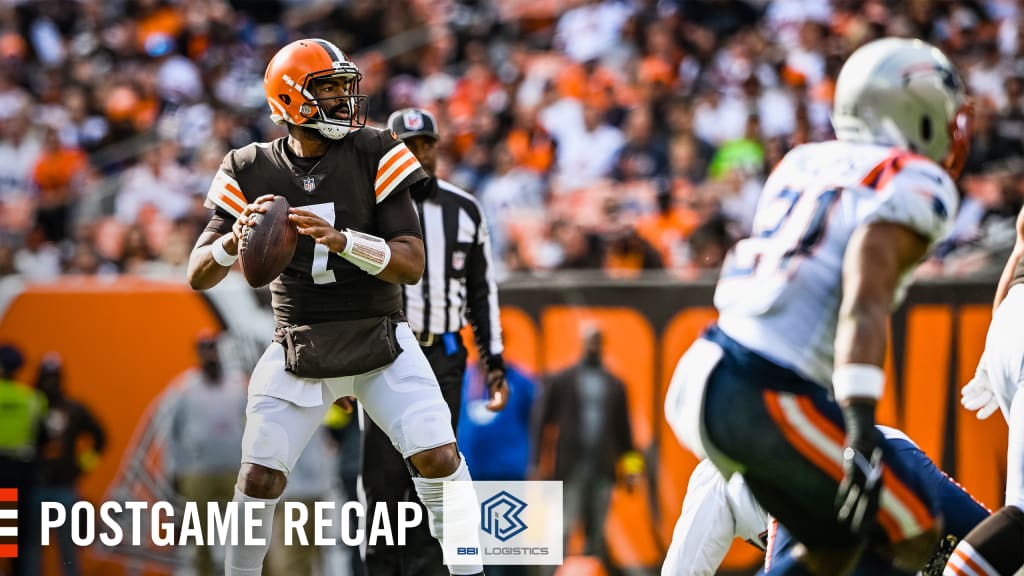 NFL Week 6 Game Recap: New England Patriots 38, Cleveland Browns