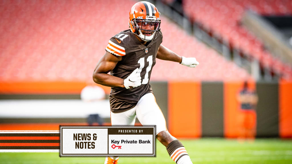 Browns WR Donovan Peoples-Jones likely to be active vs. Cowboys; WR Ryan  Switzer signed to practice squad 