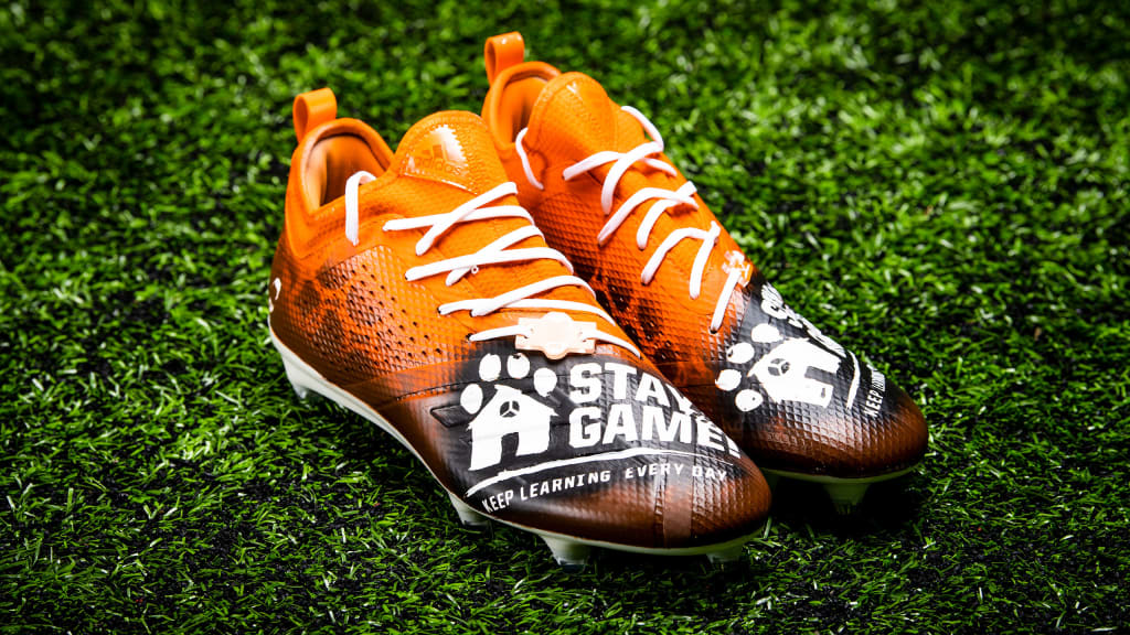 Cleveland Browns players charity cleats, December 12, 2021 