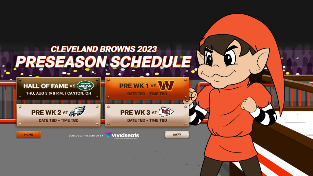 2023 Browns preseason schedule