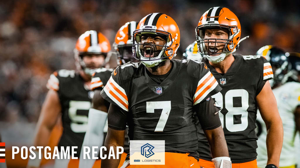 Cleveland Browns grind out win over Steelers to rebound from epic meltdown, NFL