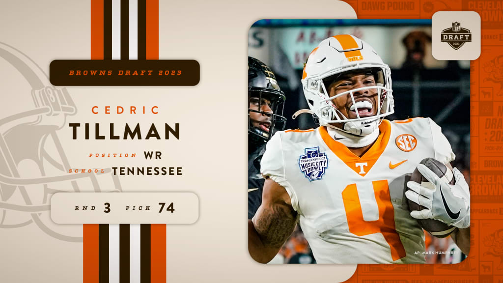 2023 NFL Draft: Wide receiver Cedric Tillman, Tennessee, 74