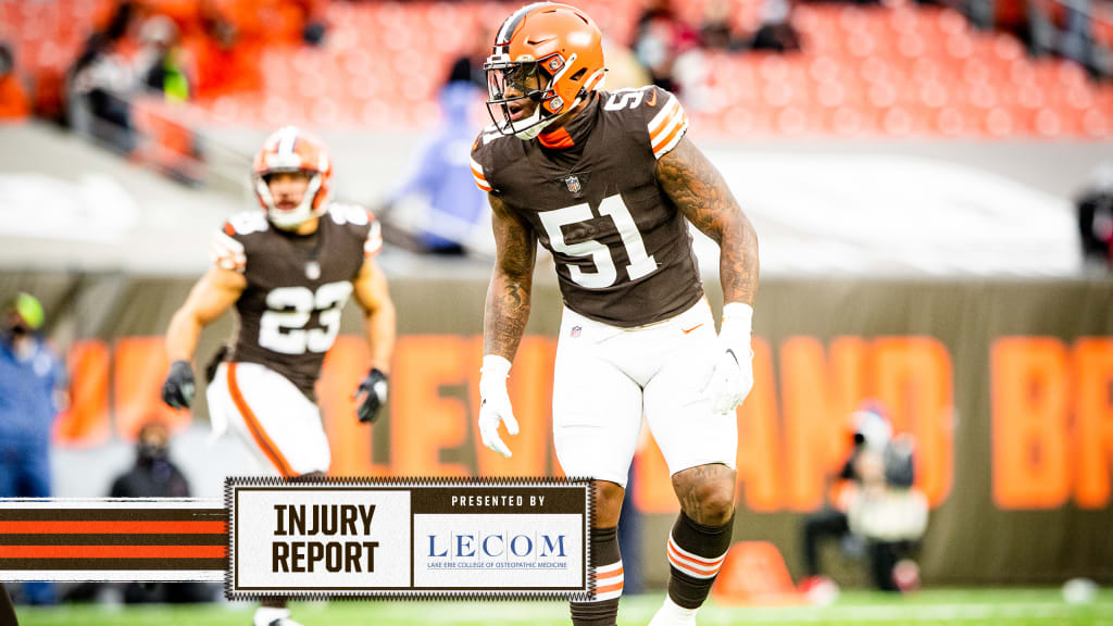 Browns Place Janovich on COVID List After Sunday's Game