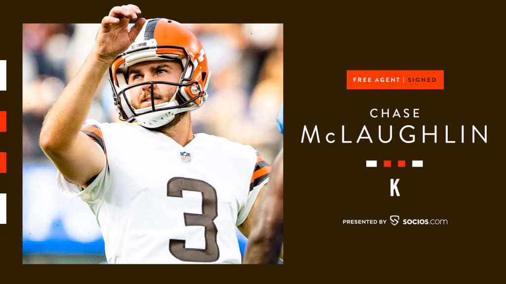 Chase McLaughlin will kick for Browns in season opener vs. Chiefs