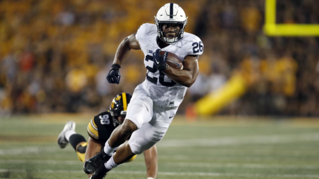 Former Penn State RB Saquon Barkley shines at 2018 NFL Combine - Big Ten  Network