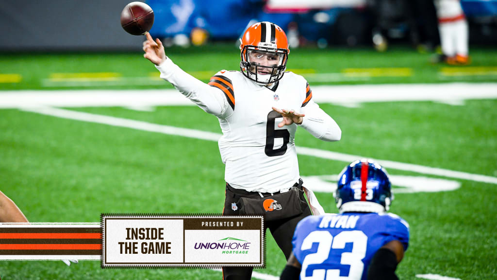 Cleveland Browns 20-6 New York Giants: Baker Mayfield throws two TDs as  Browns ease to victory, NFL News