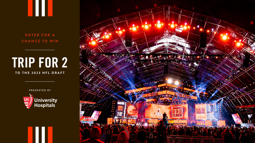 Enter for a chance to win a trip to the 2023 NFL Draft