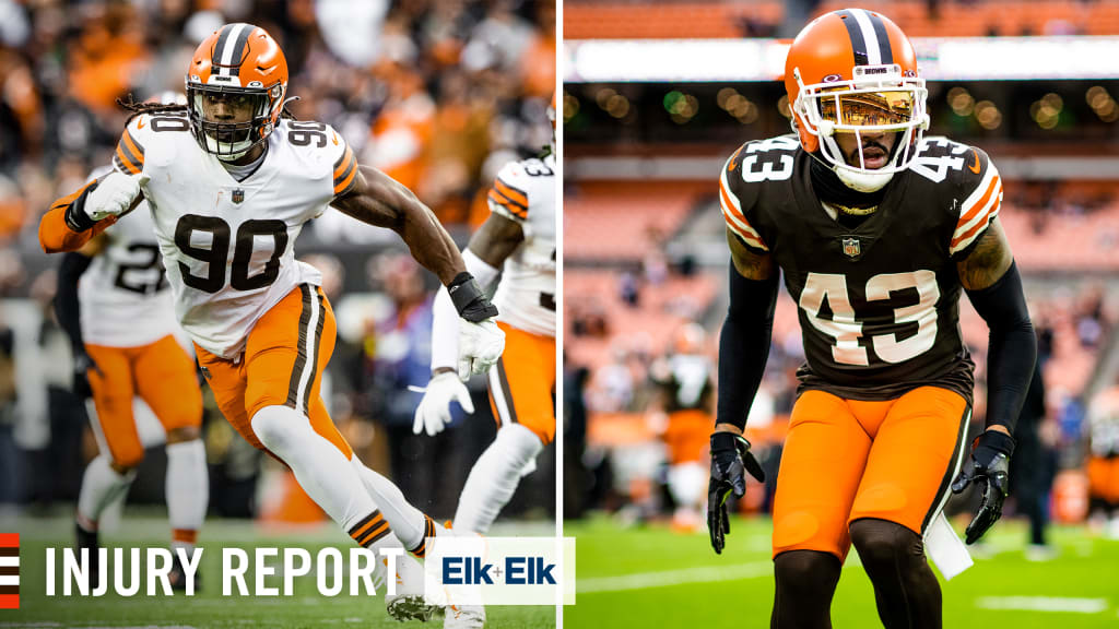 Cleveland Browns Latest Injury Report: Some good news ahead of