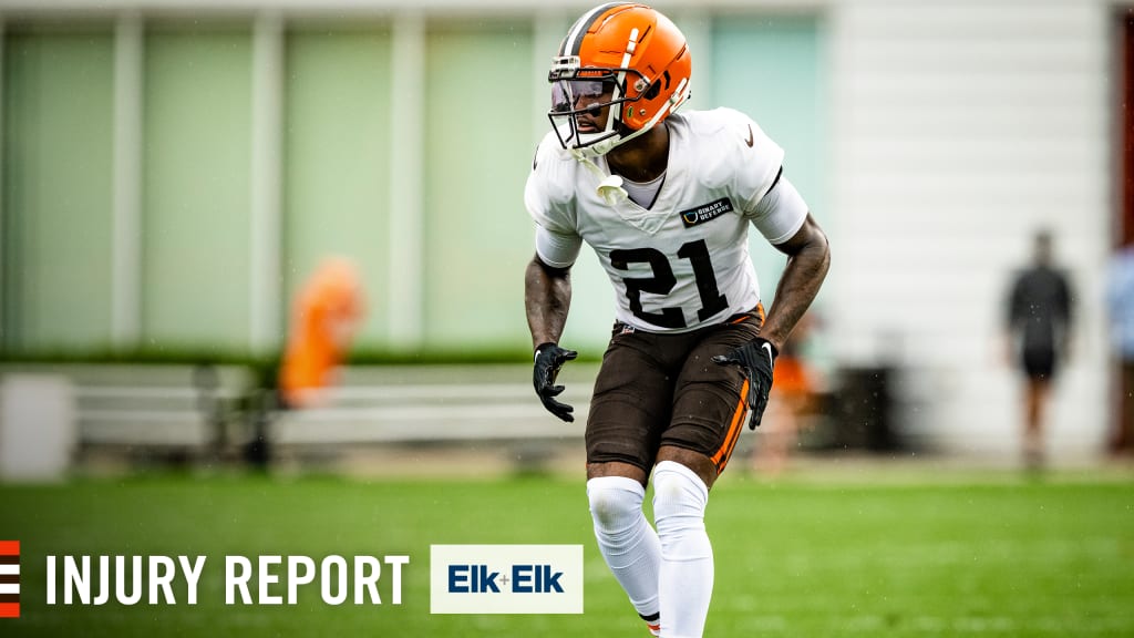 Browns vs. Bengals Injury Report — Week 1