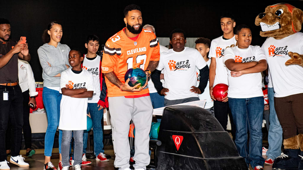 Get 2 School Bowling & Pizza Party with Odell Beckham Jr