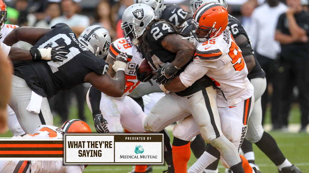 What the Raiders are saying about the Browns