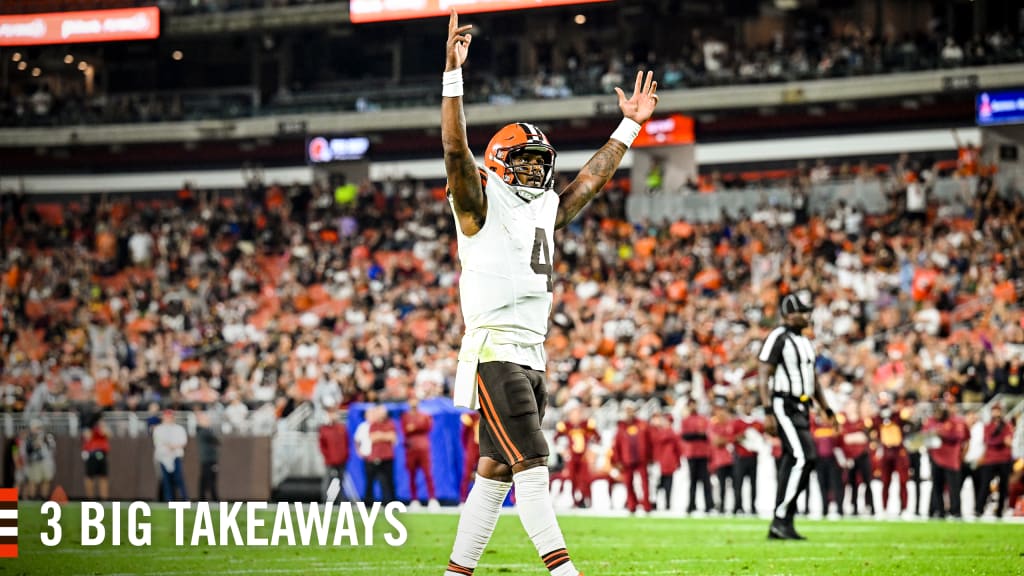 Washington Commanders: 6 takeaways from preseason win over the Browns