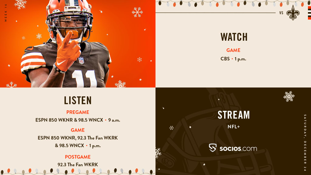 Cleveland Browns vs New Orleans Saints: How to watch live for free