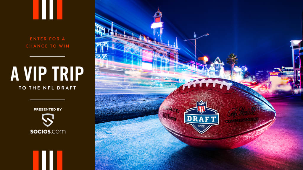 Enter for a chance to win a VIP trip to the 2022 NFL Draft!
