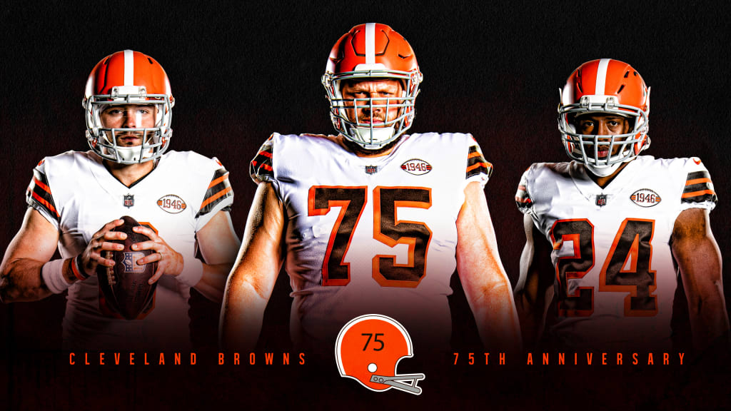 Cleveland Browns 75th anniversary uniforms photo gallery