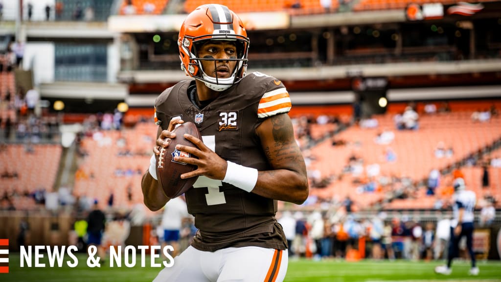 Deshaun Watson set to practice with Browns next week