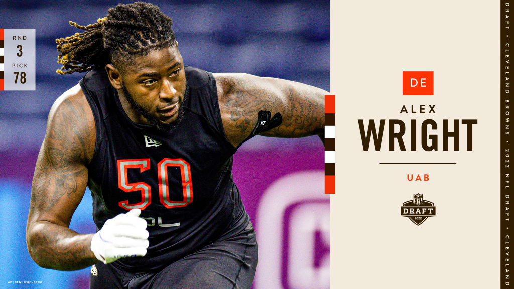 Browns select DE Alex Wright with No. 78 pick in 2022 NFL Draft