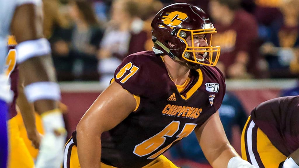 Could Central Michigan OT Luke Goedeke be picked much earlier than expected?