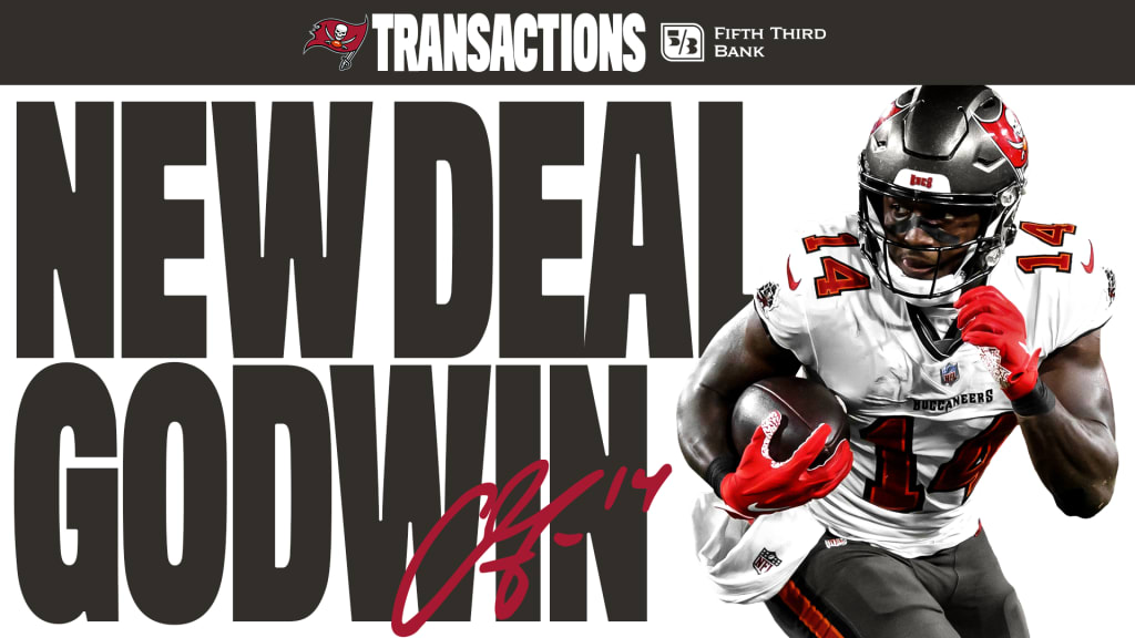 Bucs place franchise tag on WR Chris Godwin for 2nd time