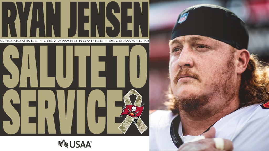 Ryan Jensen is Bucs' 2019 NFL Salute to Service Nominee - Bucs Nation