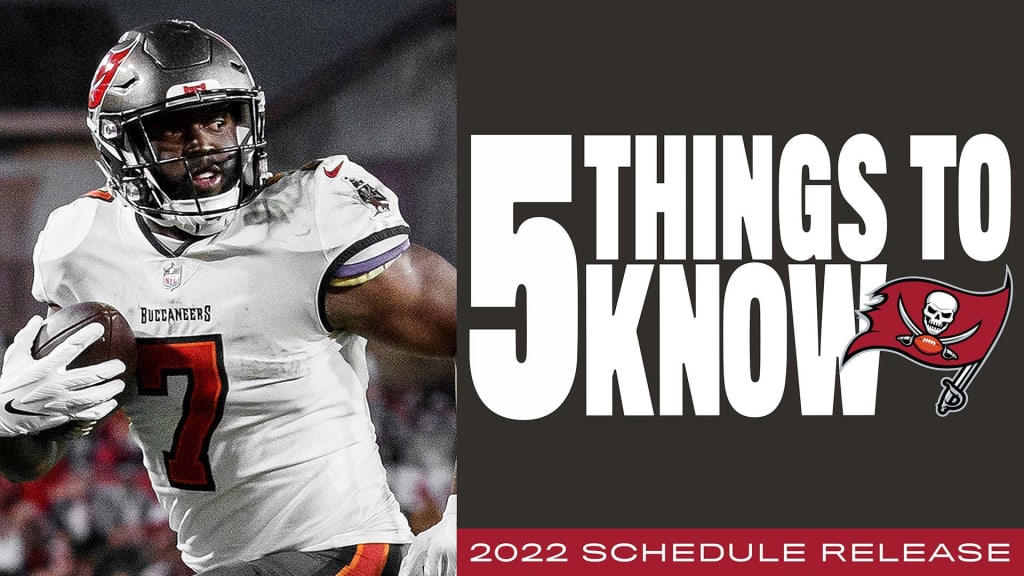 Your 2022 Buccaneers Regular Season Schedule -  - Tampa Bay  Bucs Blog, Buccaneers News