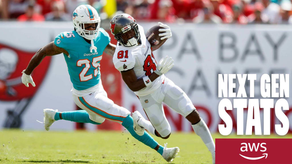 Antonio Brown sets NFL record during Bucs' win vs. Dolphins