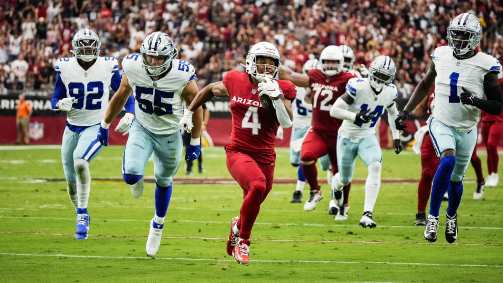 Who are the Cardinals-Cowboys football game announcers for today