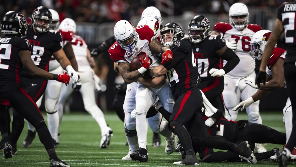 Arizona Cardinals running back James Conner showcases the NFL football  teams' new uniforms for the 2023 season, Thursday, April 20, 2023, in  Phoenix. (AP Photo/Matt York Stock Photo - Alamy