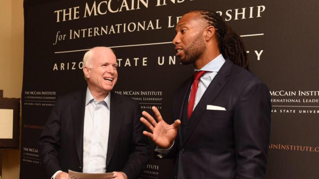 Larry Fitzgerald writes Christmas tribute to John McCain