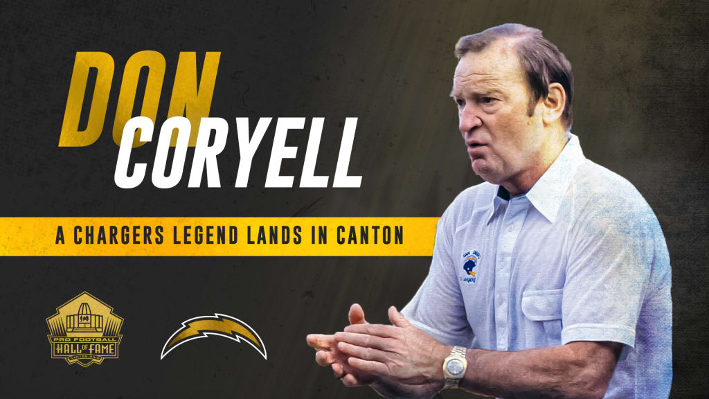 Chargers legend Don Coryell inducted into Pro Football Hall of Fame