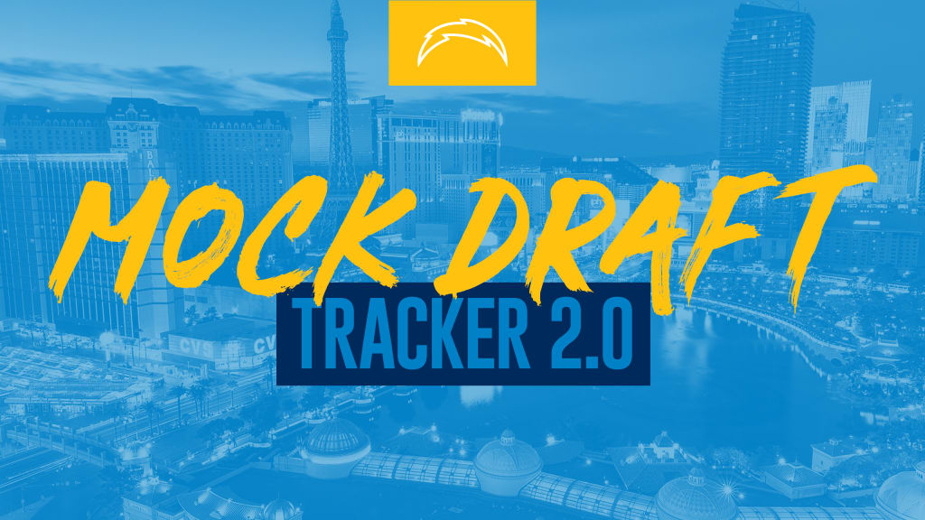 Chargers 2023 Mock Draft Tracker 2.0