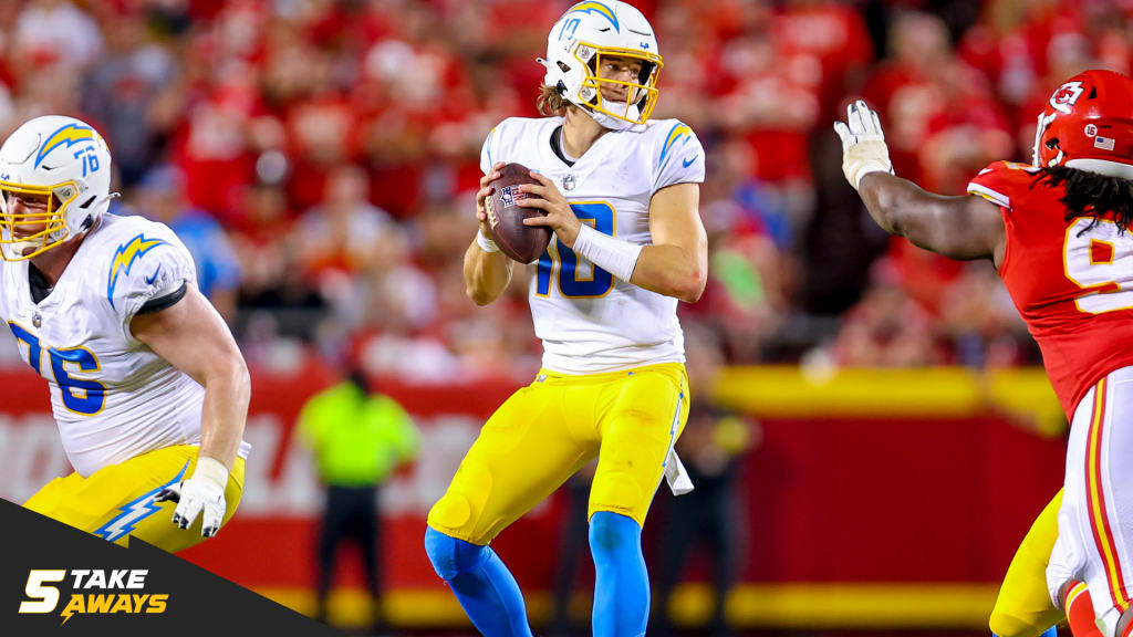 Justin Herbert shows off his talent in Chargers' loss to Chiefs