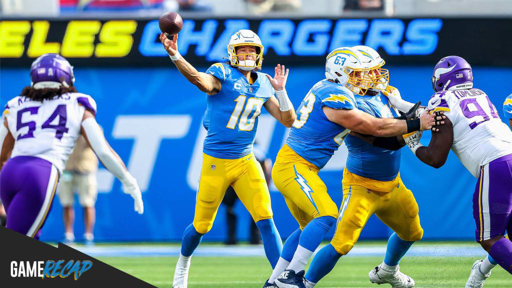 Chargers Fall to Vikings, 27-20 in Week 10 of 2021 Season