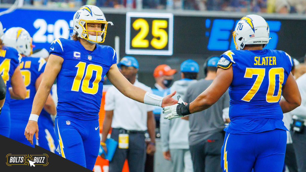 Bolts Buzz: Justin Herbert, Rashawn Slater Make PFF's Top 25