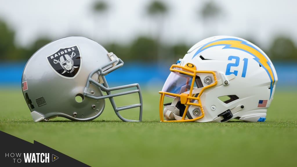Raiders vs. Chargers TV schedule: Start time, TV channel, live